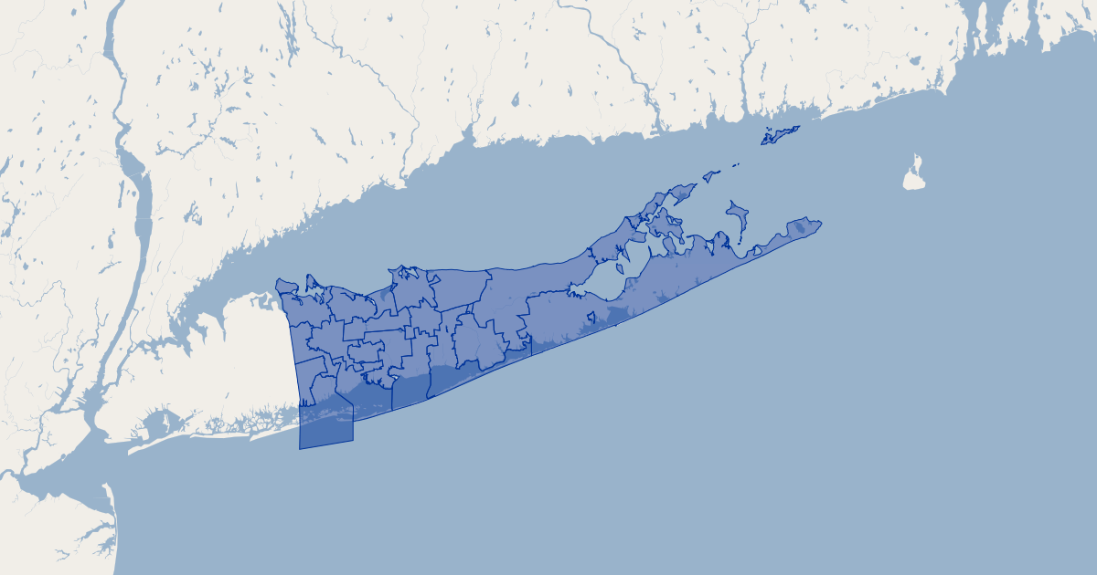 Suffolk County New York Legislative Districts Gis Map Data Suffolk