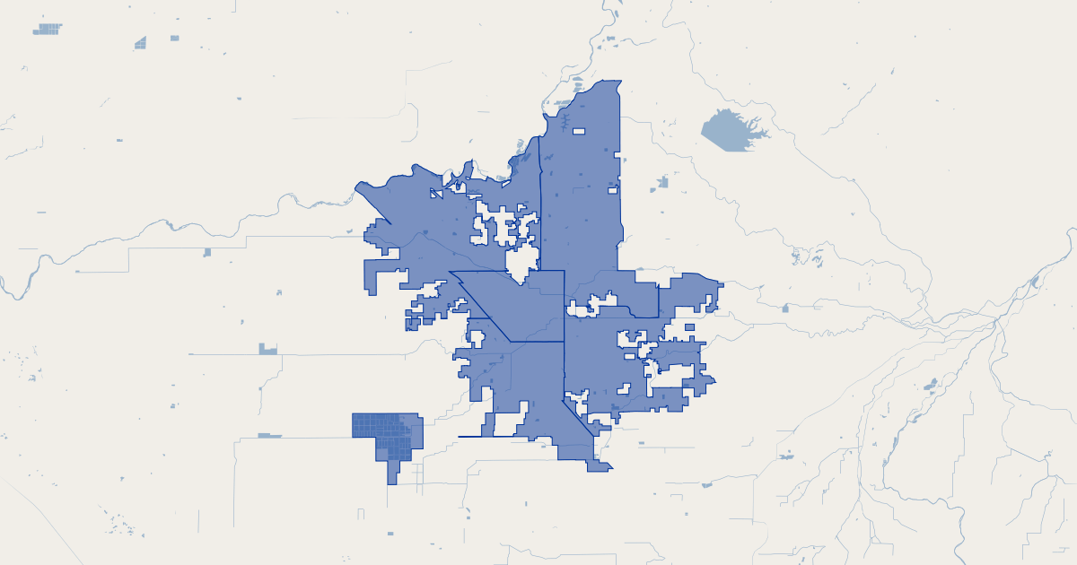 City of Fresno, CA Police Districts | GIS Map Data | City of Fresno ...