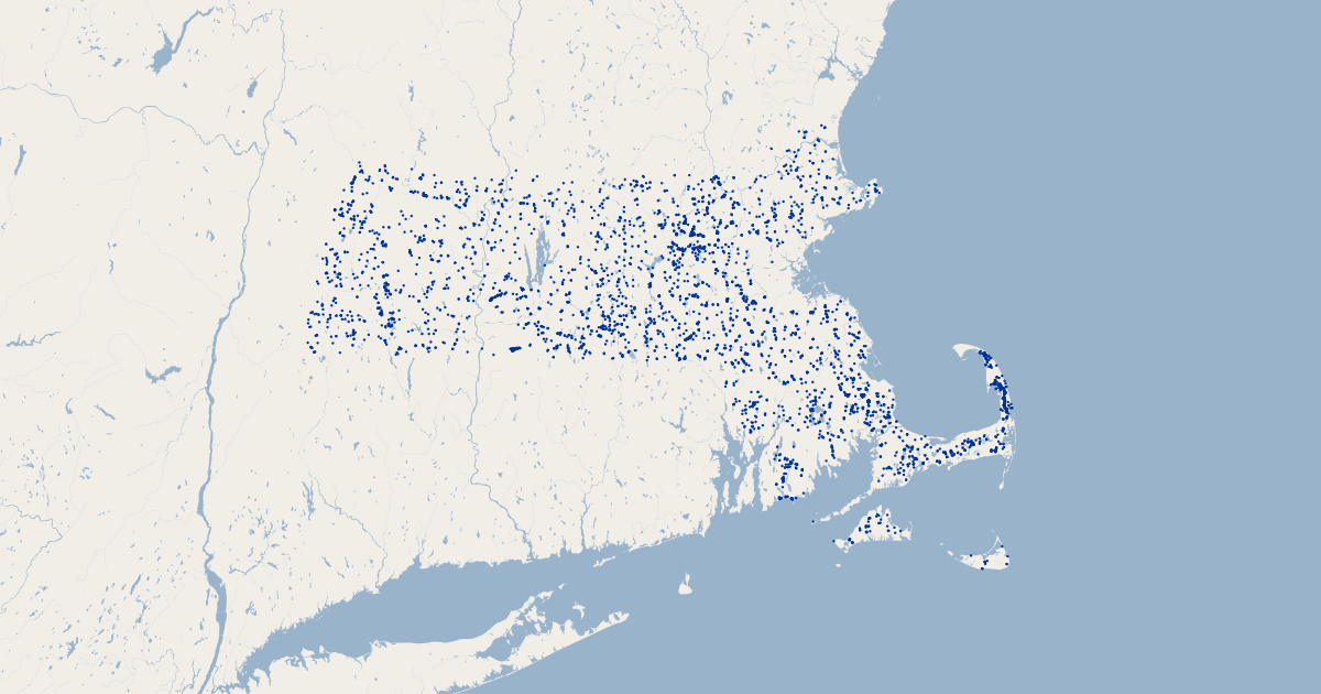 Massachusetts Public Water Supply Sources | GIS Map Data | State of ...