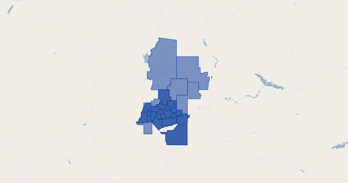 Summit County Ohio School District Boundary Gis Map Data City Of